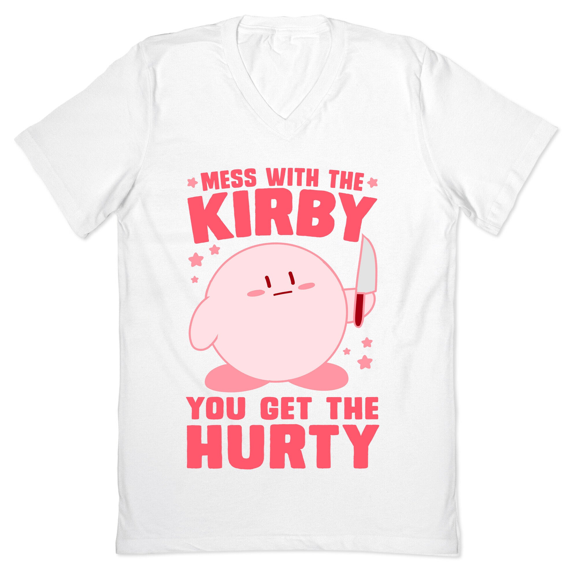 Mess With The Kirby, You Get The Hurty V-Neck